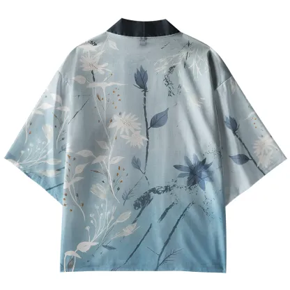 Tokyo-Tiger Serene Botanical Beauty Kimono Cardigan
