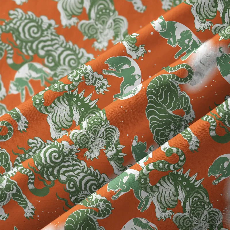 Tokyo-Tiger Hundred Tigers Aloha Hawaiian Shirt
