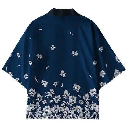 Tokyo-Tiger Scattered Floral Kimono Cardigan
