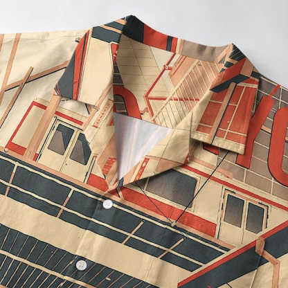 Tokyo-Tiger Tokyo Street Corner Aloha Hawaiian Shirt