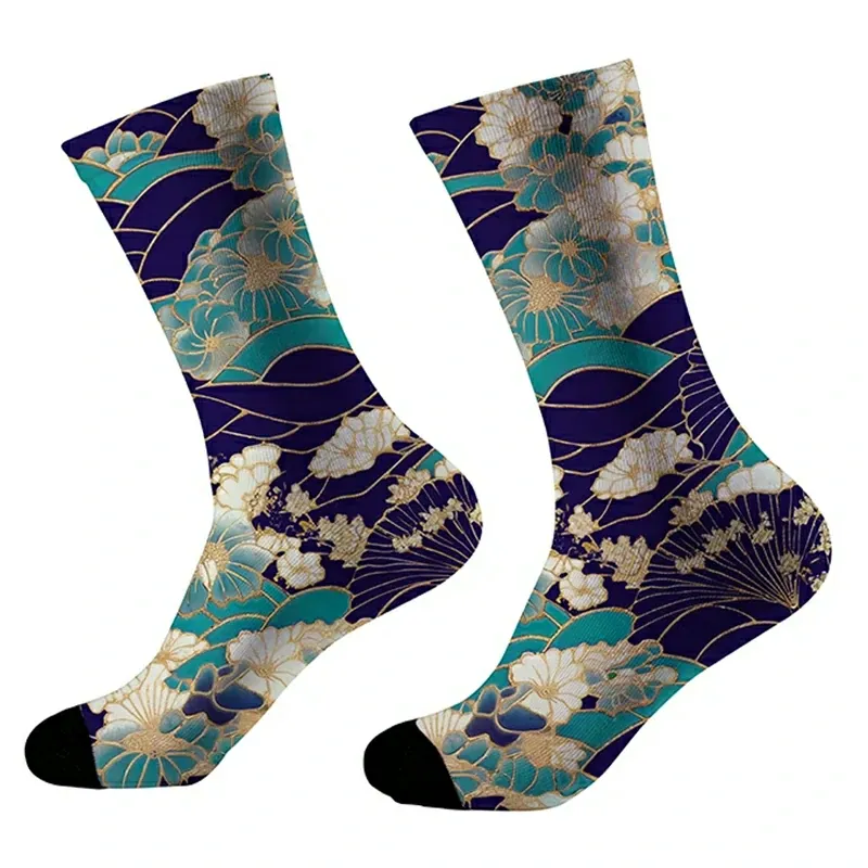 Tokyo-Tiger Floral Fanfare Socks