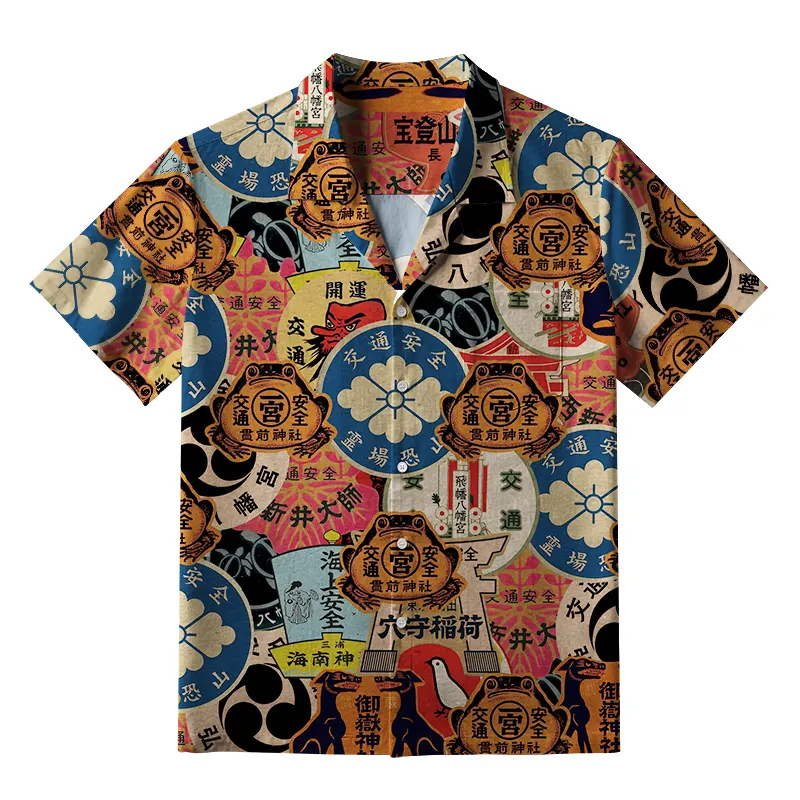 Tokyo-Tiger Japanese Amulet Aloha Hawaiian Shirt