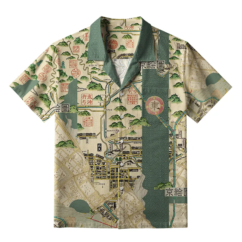 Tokyo-Tiger Exploring Kyoto Aloha Hawaiian Shirt