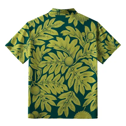 Tokyo-Tiger Exotic Botanical Button-up Shirt