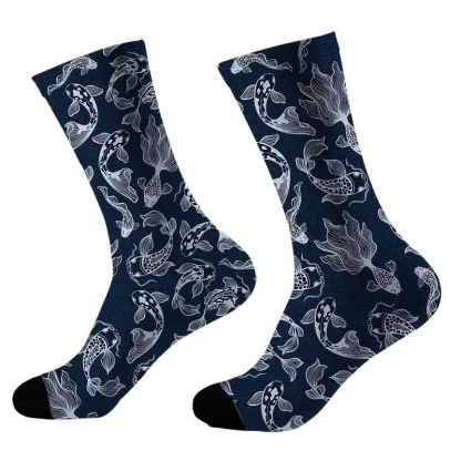 Tokyo-Tiger Japanese Koi Socks