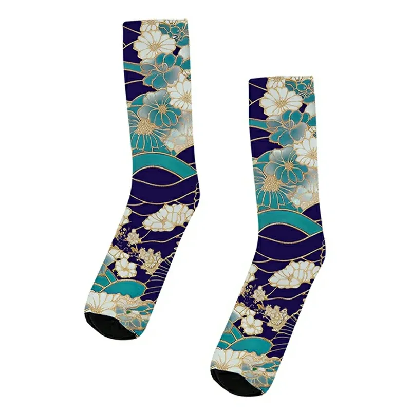 Tokyo-Tiger Floral Fanfare Socks