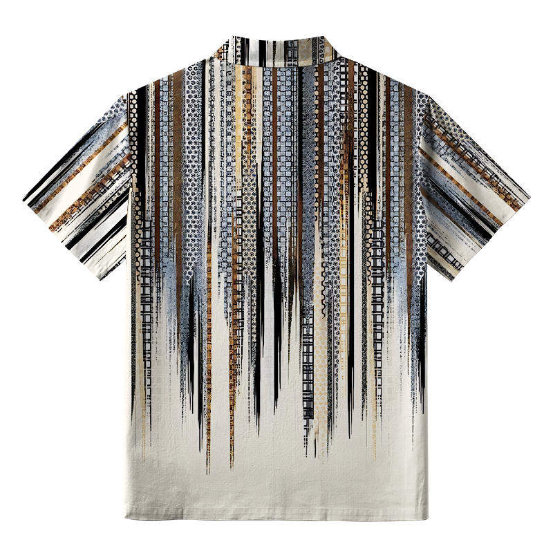 Tokyo-Tiger Japanese Pattern Button-up Shirt