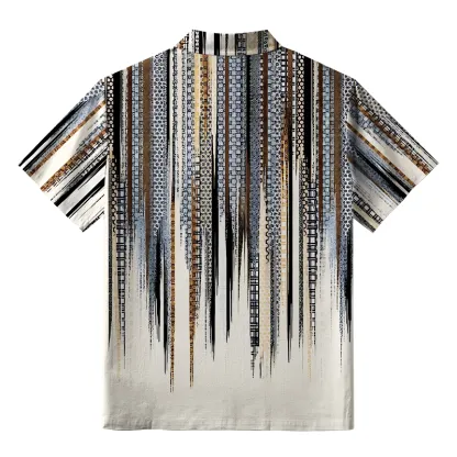 Tokyo-Tiger Japanese Pattern Button-up Shirt