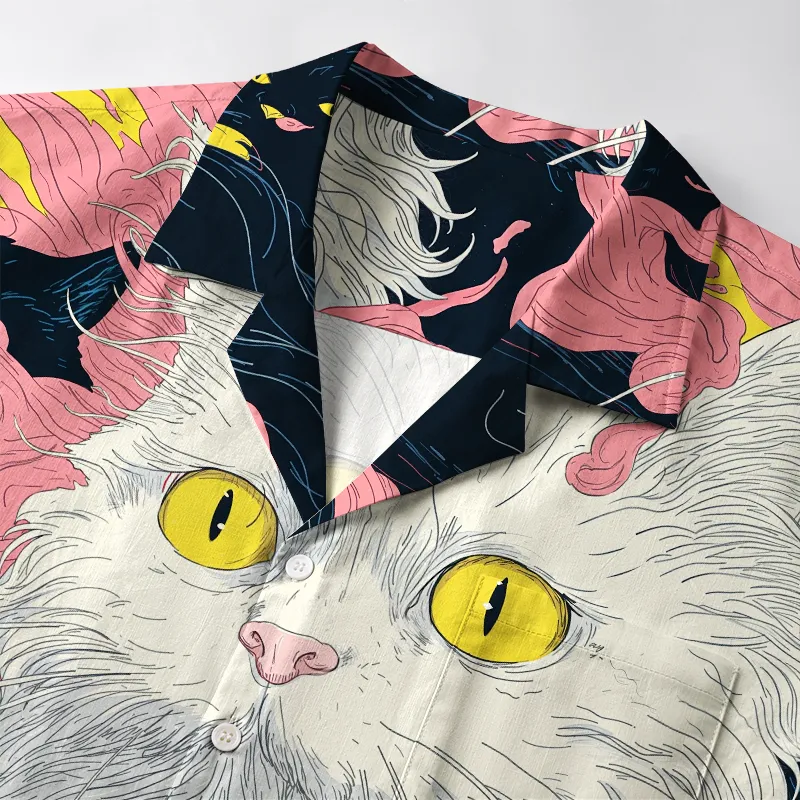 Tokyo-Tiger Mystical Cats Aloha Hawaiian Shirt