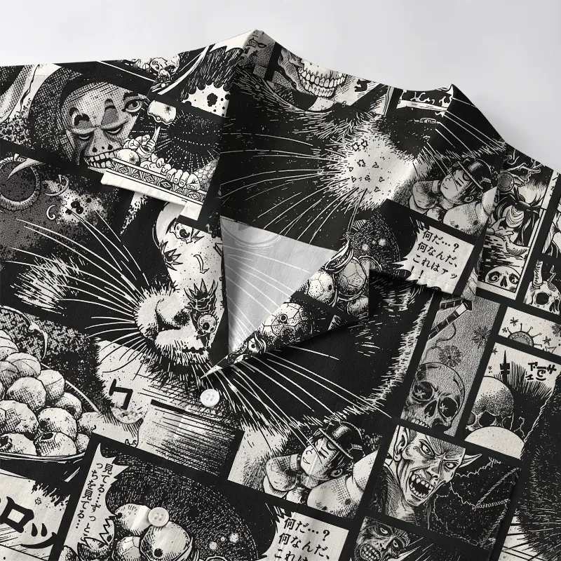 Tokyo-Tiger Cat Collecting Eyeballs Aloha Hawaiian Shirt