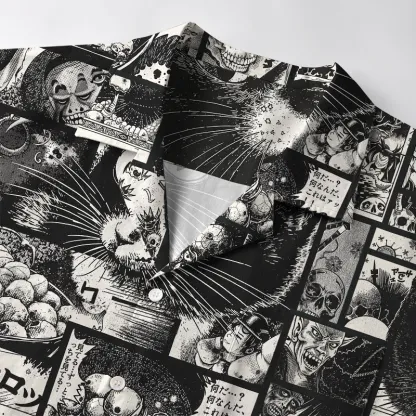 Tokyo-Tiger Cat Collecting Eyeballs Aloha Hawaiian Shirt