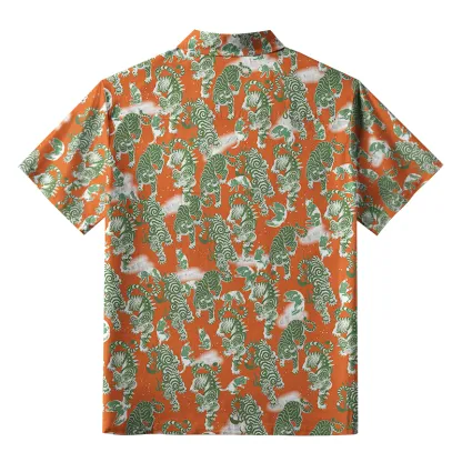 Tokyo-Tiger Hundred Tigers Aloha Hawaiian Shirt