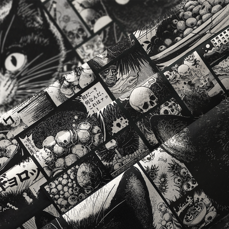 Tokyo-Tiger Cat Collecting Eyeballs Button-up Shirt