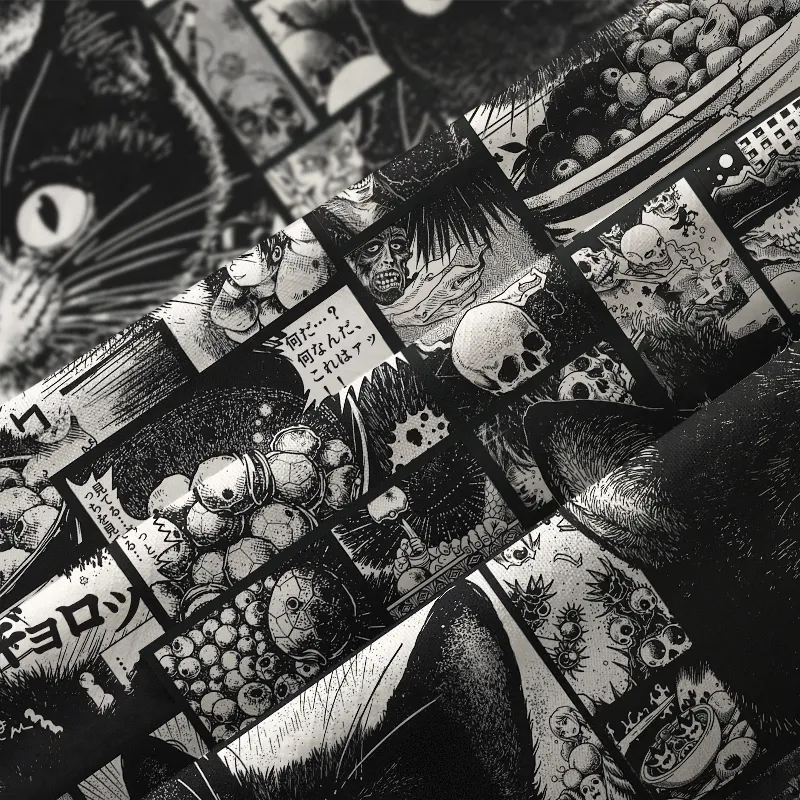 Tokyo-Tiger Cat Collecting Eyeballs Button-up Shirt