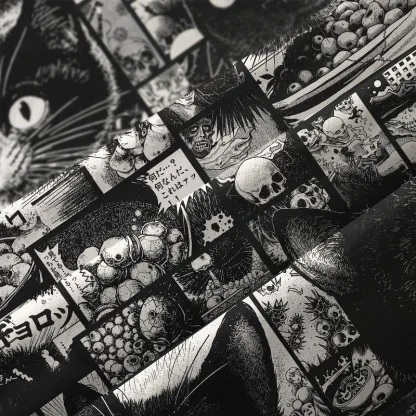 Tokyo-Tiger Cat Collecting Eyeballs Button-up Shirt