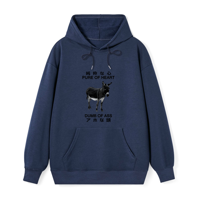 Tokyo-Tiger Pure Of Heart Dumb Of Ass Classic Hoodie