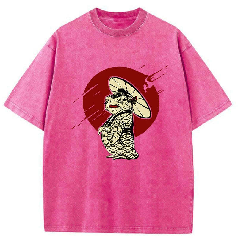 Tokyo-Tiger Frog Monster Washed T-Shirt