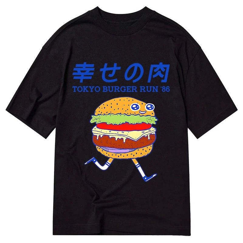 Tokyo-Tiger Tokyo Burger Run Japanese Classic T-Shirt