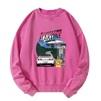 Tokyo-Tiger Hakone Nissan Skyline R32 JDM Washed Sweatshirt
