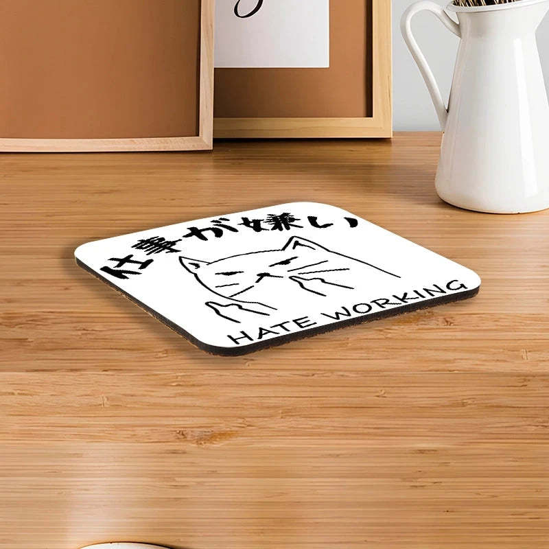 Tokyo-Tiger A Cat That Hates Work Coaster-tokyo-tiger