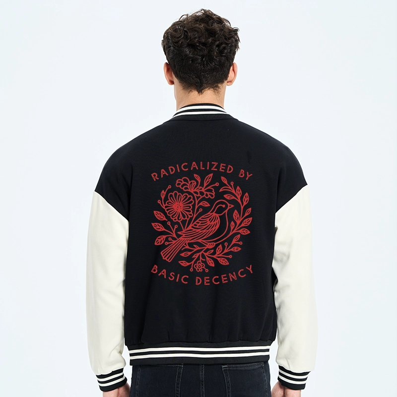Tokyo-Tiger Pigeon That Was Moved Embroidery Varsity Jacket