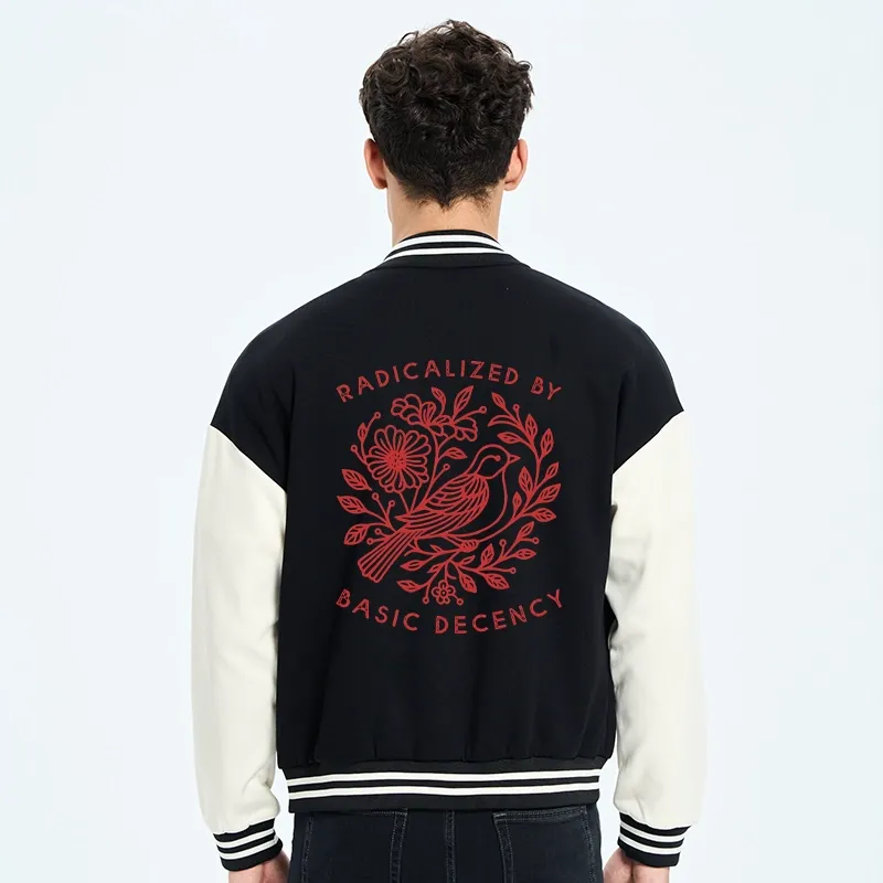 Tokyo-Tiger Pigeon That Was Moved Embroidery Varsity Jacket