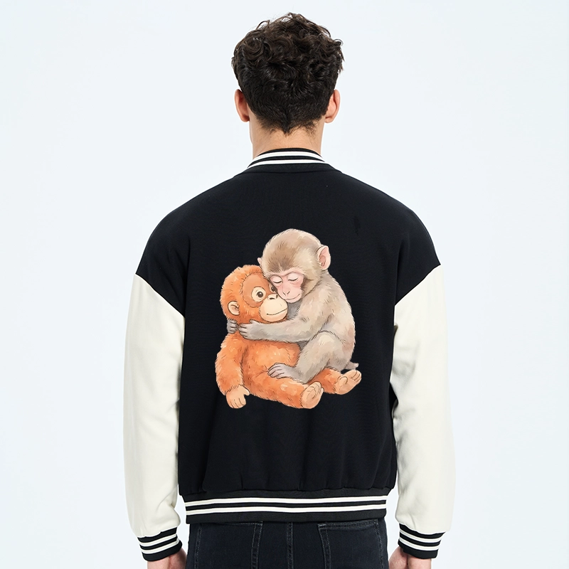 Tokyo-Tiger Poor Punch Embroidery Varsity Jacket