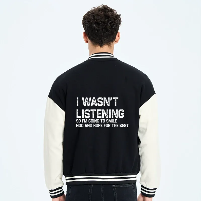 Tokyo-Tiger Indifferent To Everything Embroidery Varsity Jacket