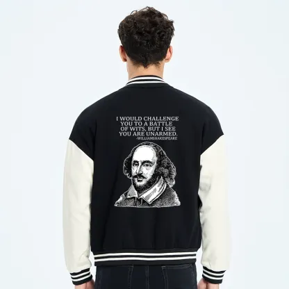 Tokyo-Tiger Your Intelligence Is Inferior To Mine Embroidery Varsity Jacket