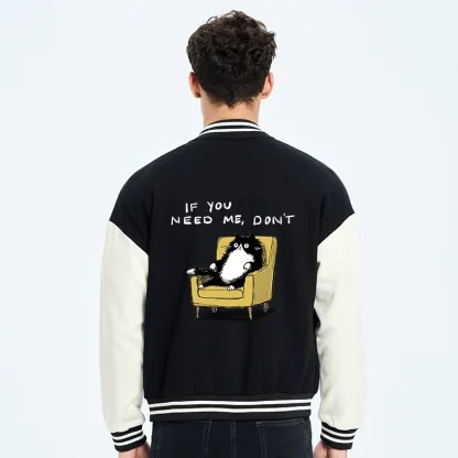 Tokyo-Tiger Unavailable Cat Embroidery Varsity Jacket