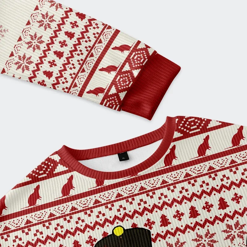 Tokyo-Tiger Japanese Knight And His King Christmas Ugly Sweatshirt