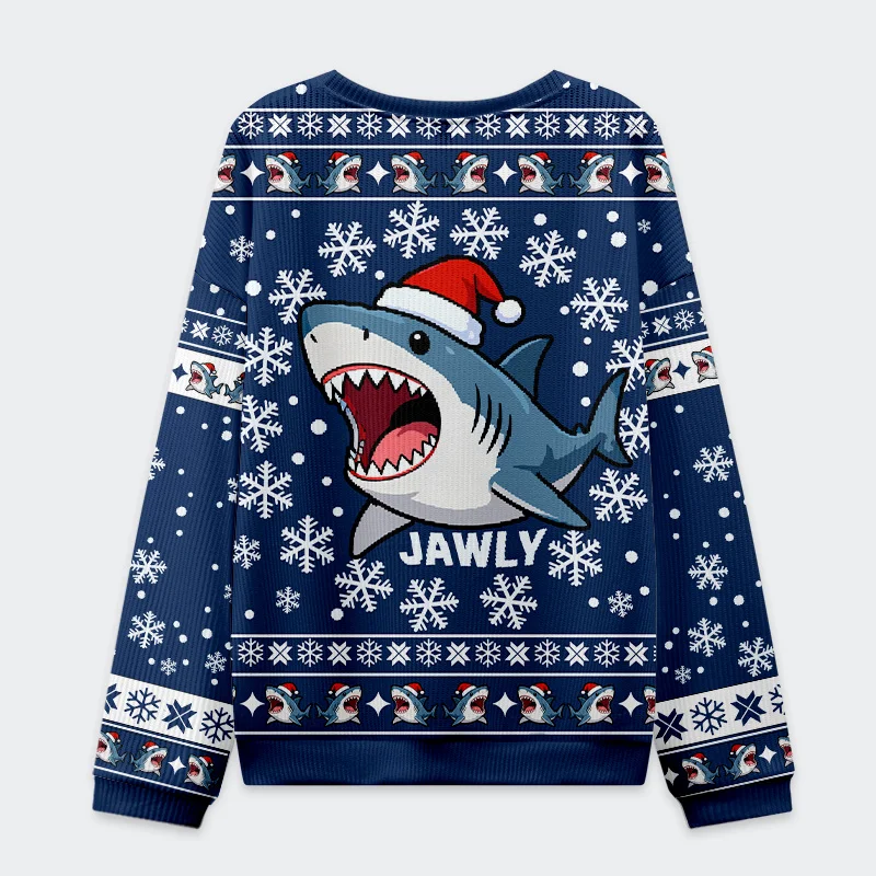 Tokyo-Tiger Christmas Shark Funny Christmas Ugly Sweatshirt