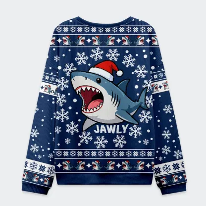 Tokyo-Tiger Christmas Shark Funny Christmas Ugly Sweatshirt