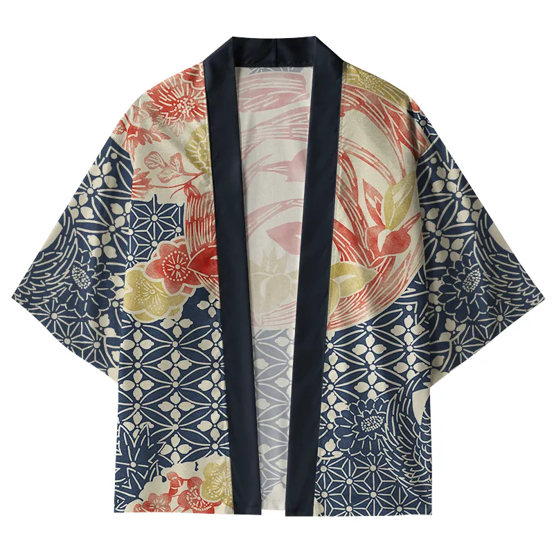 Tokyo-Tiger Sakura Flower Kimono Cardigan