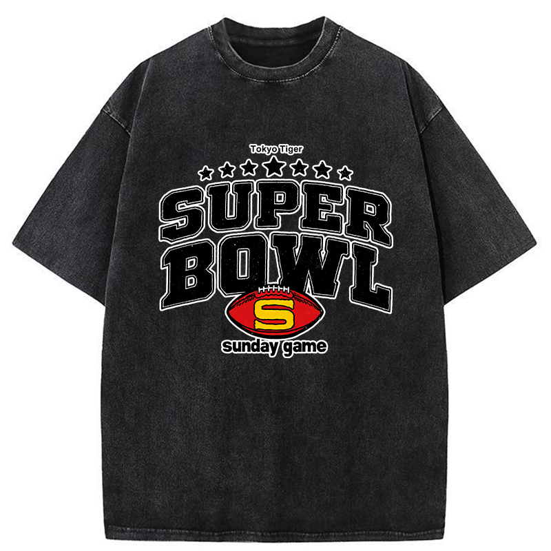 Tokyo-Tiger The Sunday Game Washed T-Shirt