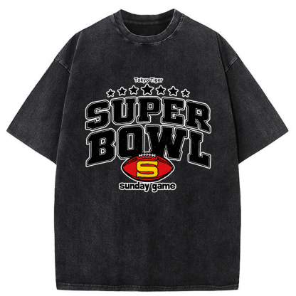 Tokyo-Tiger The Sunday Game Washed T-Shirt