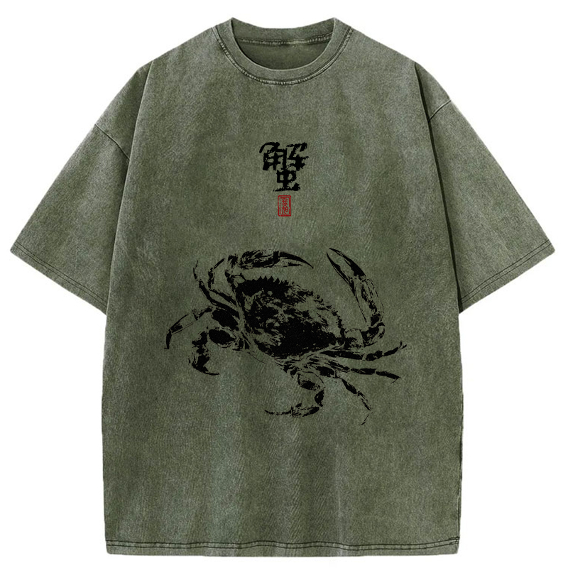 Tokyo-Tiger The Kani Washed T-Shirt