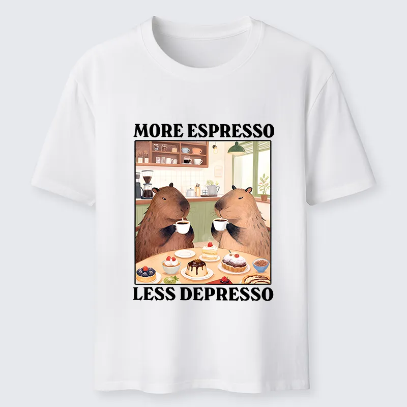 Tokyo-Tiger Capybaras Drink More Coffee Classic T-Shirt