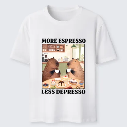 Tokyo-Tiger Capybaras Drink More Coffee Classic T-Shirt