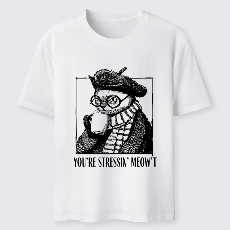 Tokyo-Tiger Cat Café：Sip, Don’t Stress Classic T-Shirt