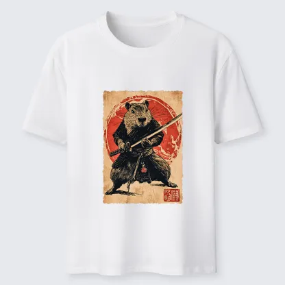 Tokyo-Tiger Samurai Capybara Japan Classic T-Shirt