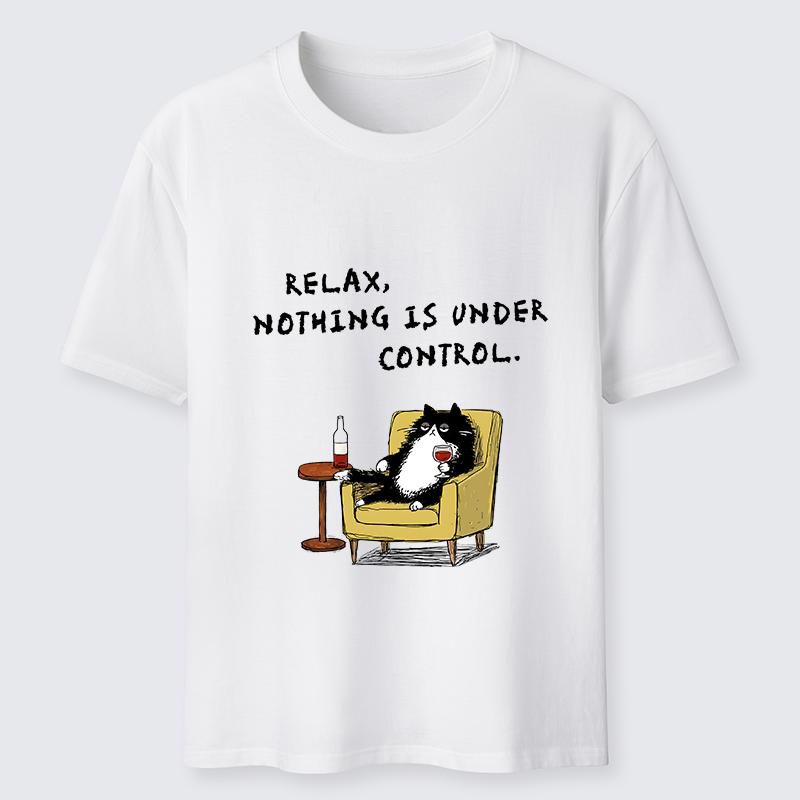 Tokyo-Tiger Unavailable Cat: Nothing Is Under Control Classic T-Shirt
