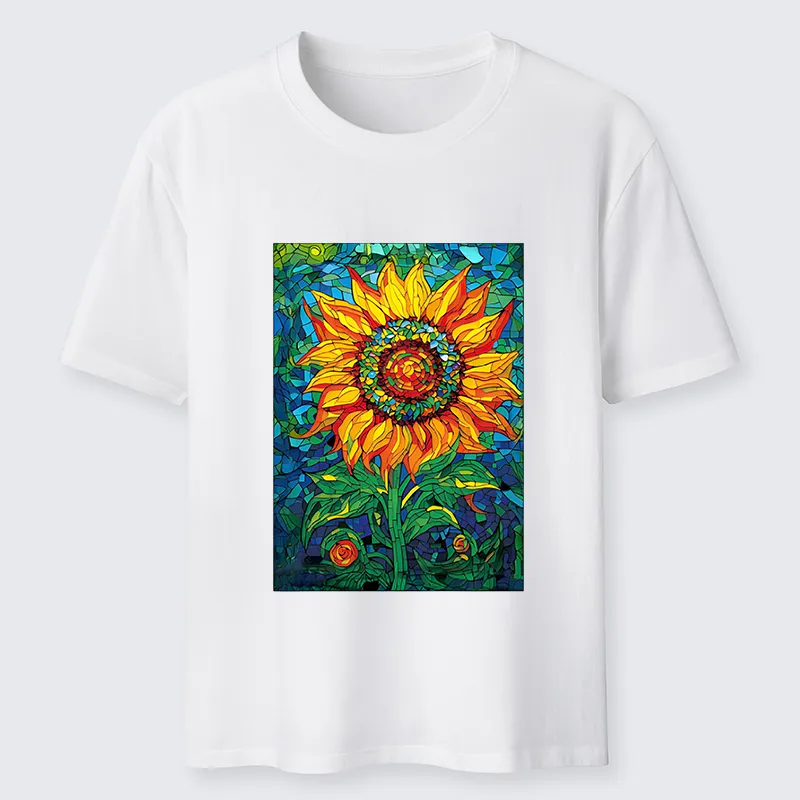 Tokyo-Tiger Colorful Art Sunflower Classic T-Shirt