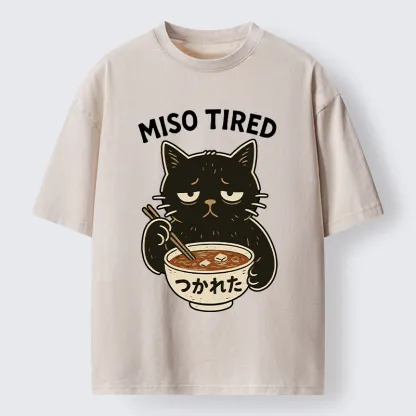 Tokyo-Tiger I’m So Tired Washed T-Shirt