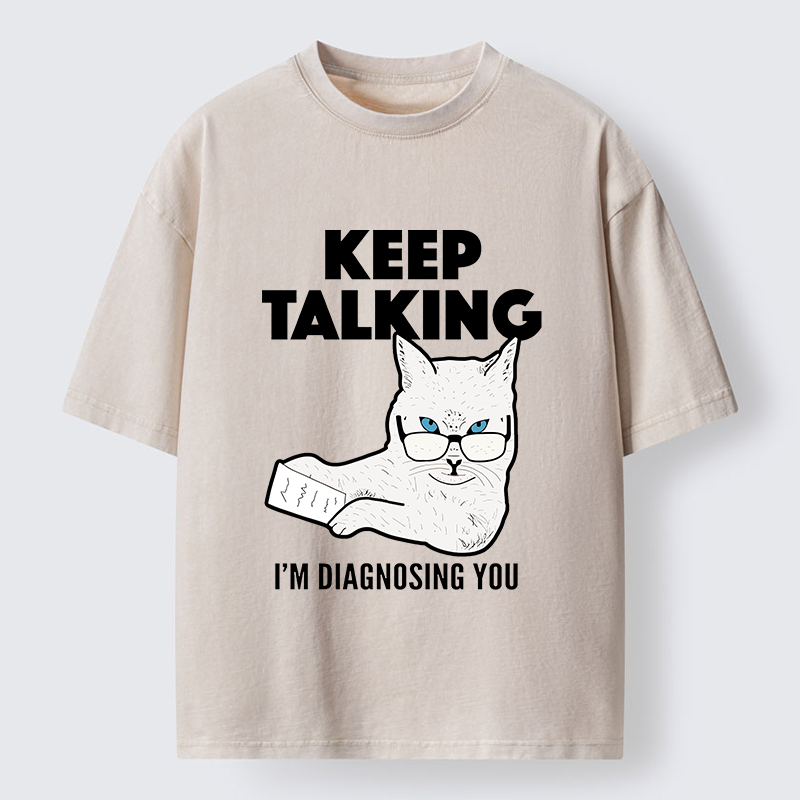 Tokyo-Tiger Diagnosing Your Problem Now Washed T-Shirt