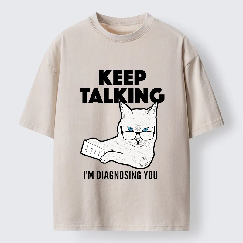 Tokyo-Tiger Diagnosing Your Problem Now Washed T-Shirt