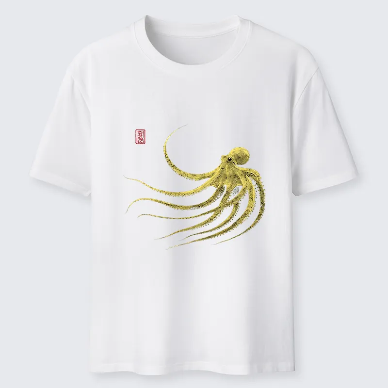 Tokyo-Tiger Retro Octopus Japanese Classic T-Shirt