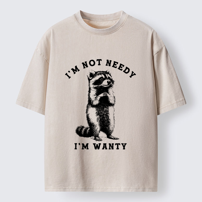 Tokyo-Tiger Raccoon's Prayer Washed T-Shirt