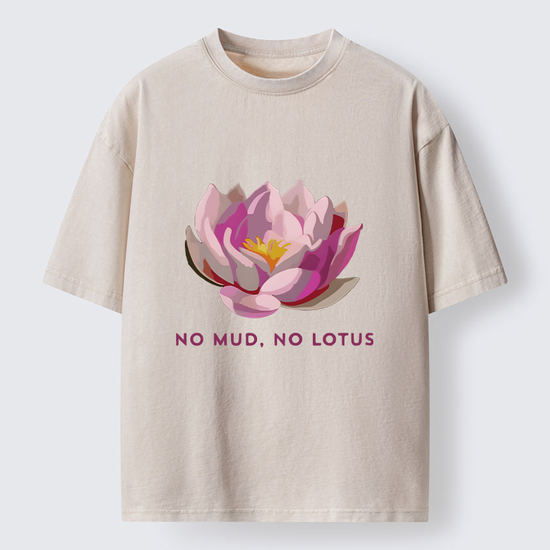 Tokyo-Tiger Zen Lotus Washed T-Shirt