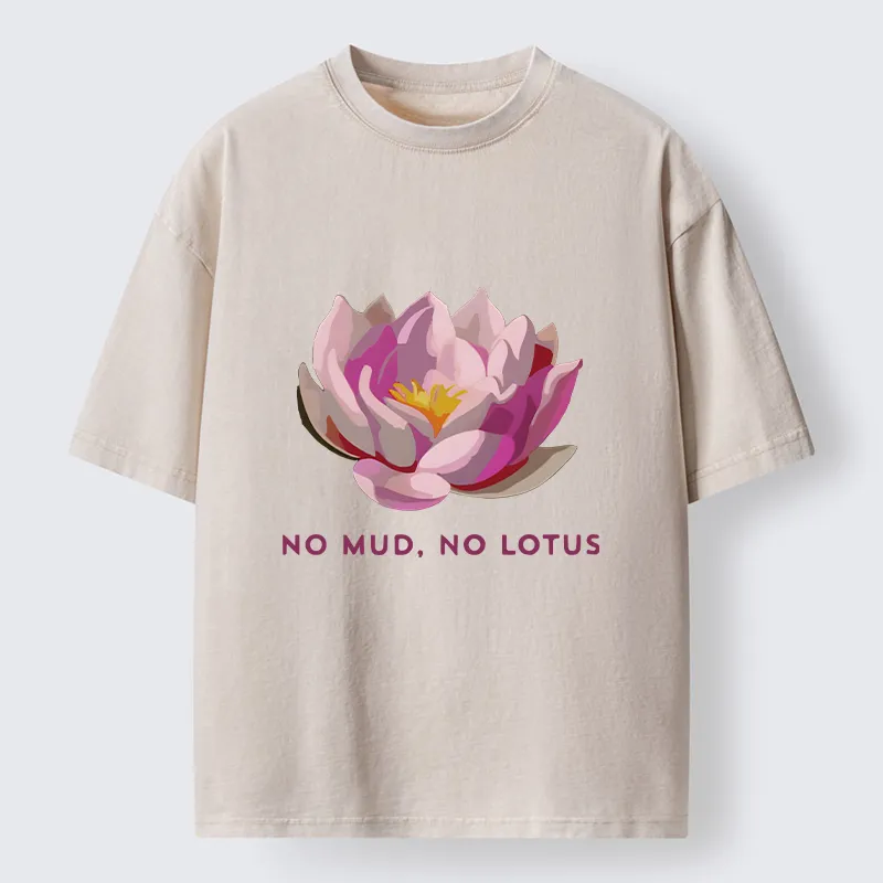 Tokyo-Tiger Zen Lotus Washed T-Shirt